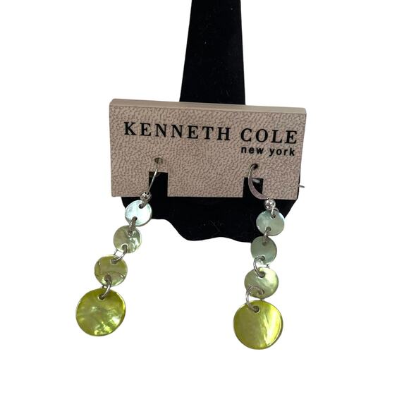 KENNETH COLE Women's FASHION CHOKER NECKLACE Green BEADED 18" Long - Picture 3 of 4